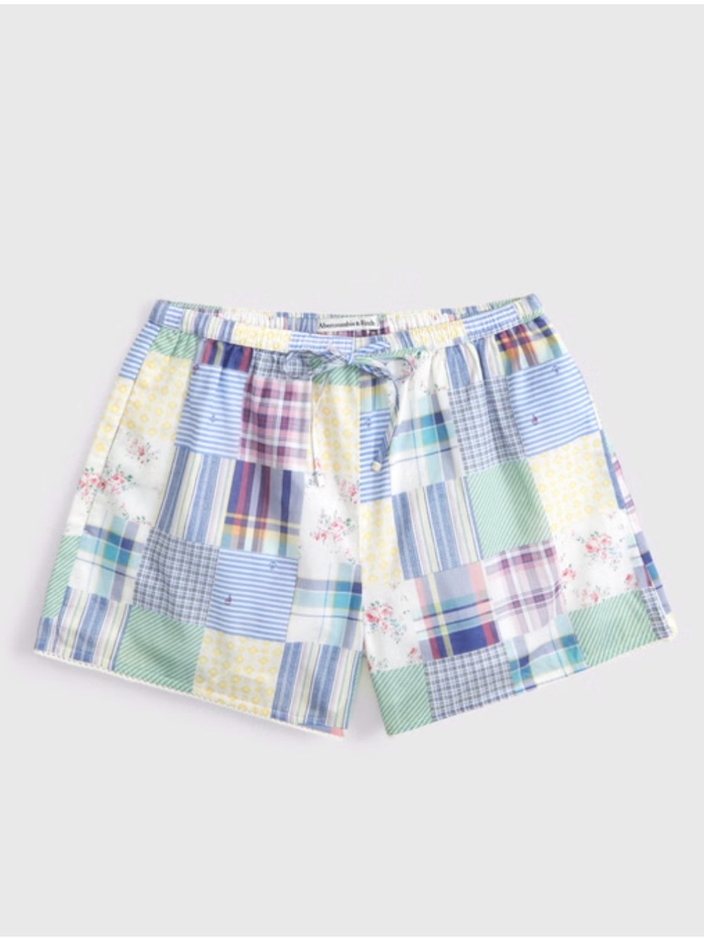 Abercrombie 100% cotton pull on shorts -Multicolor Pattern
